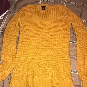 Yellow sweater